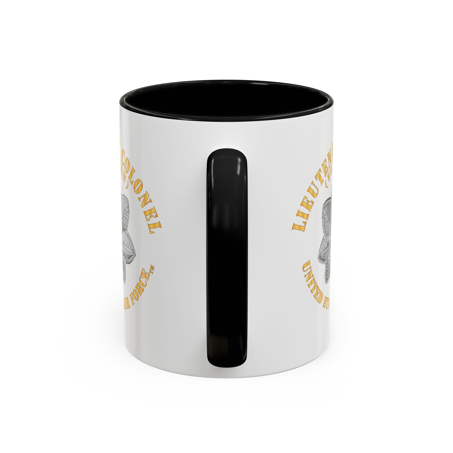 Accent Coffee Mug (11oz & 15oz) - USAF - Lieutenant Colonel - LTC - Veteran - TM X 300