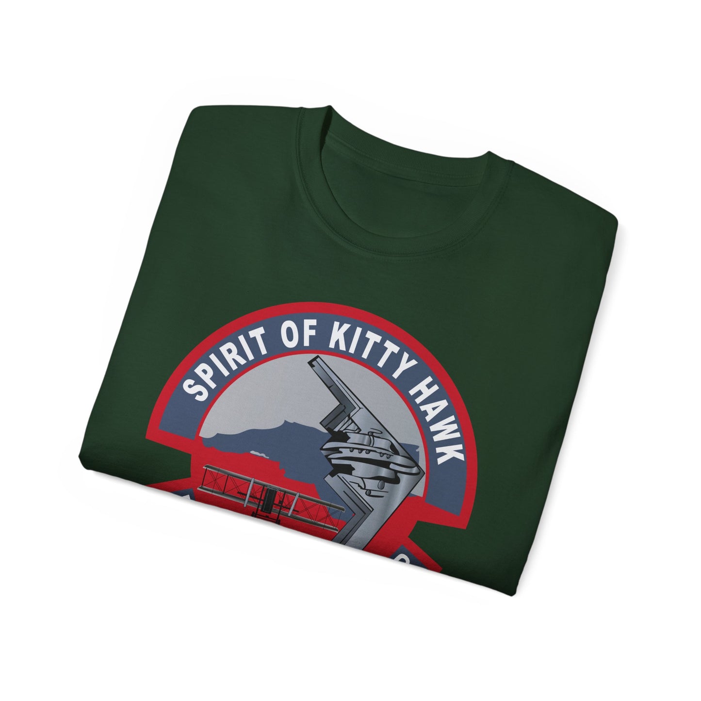 Unisex Ultra Cotton Tee -USAF - B2 - Spirit of Kitty Hawk - Stealth Bomber wo txt X 300