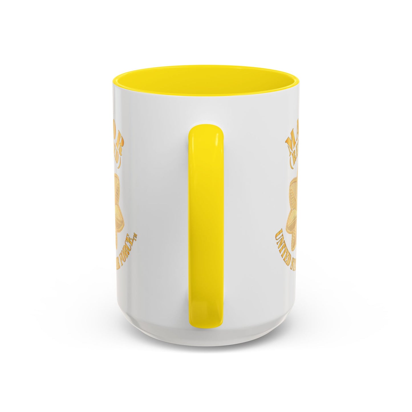 Accent Coffee Mug (11oz & 15oz) - USAF - Major - Retired X 300