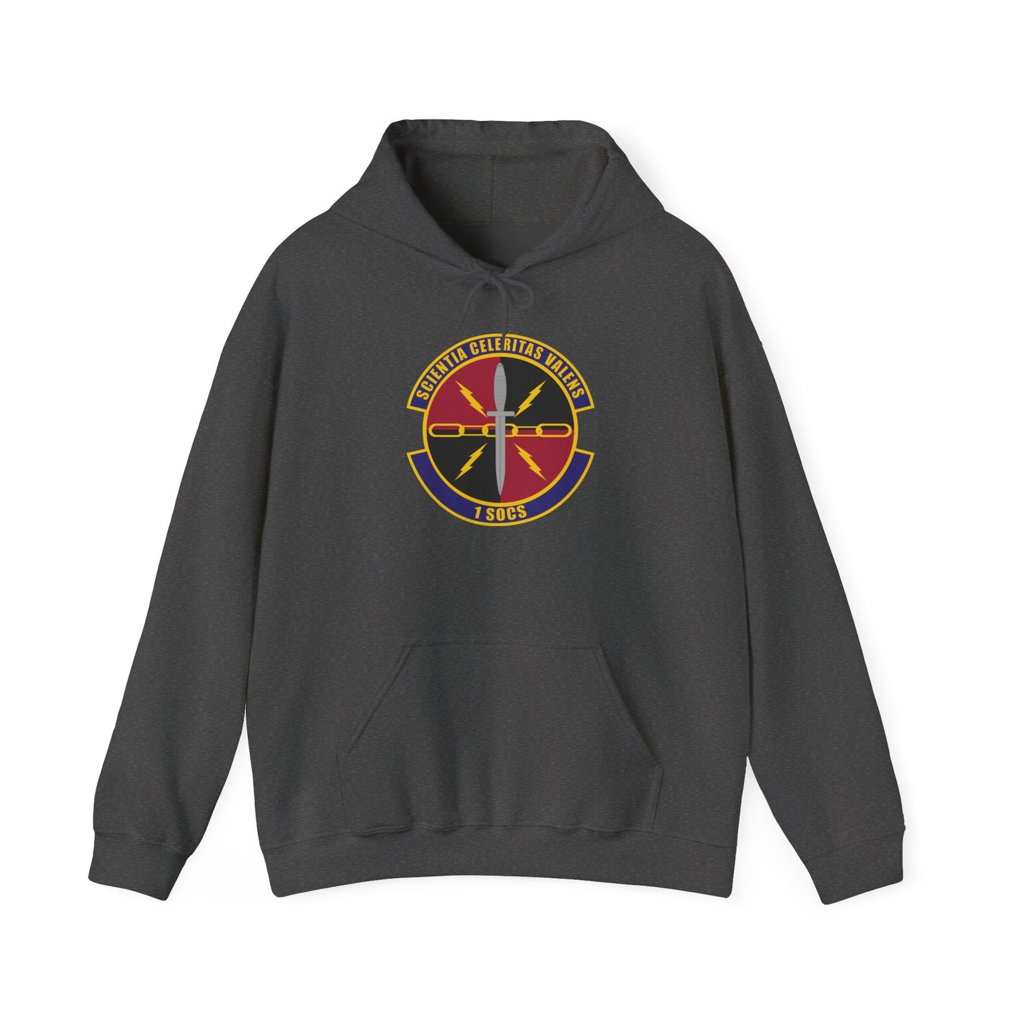 Unisex Heavy Blend Hooded Sweatshirt - USAF - 1st Special Operations Communication Squadron wo txt