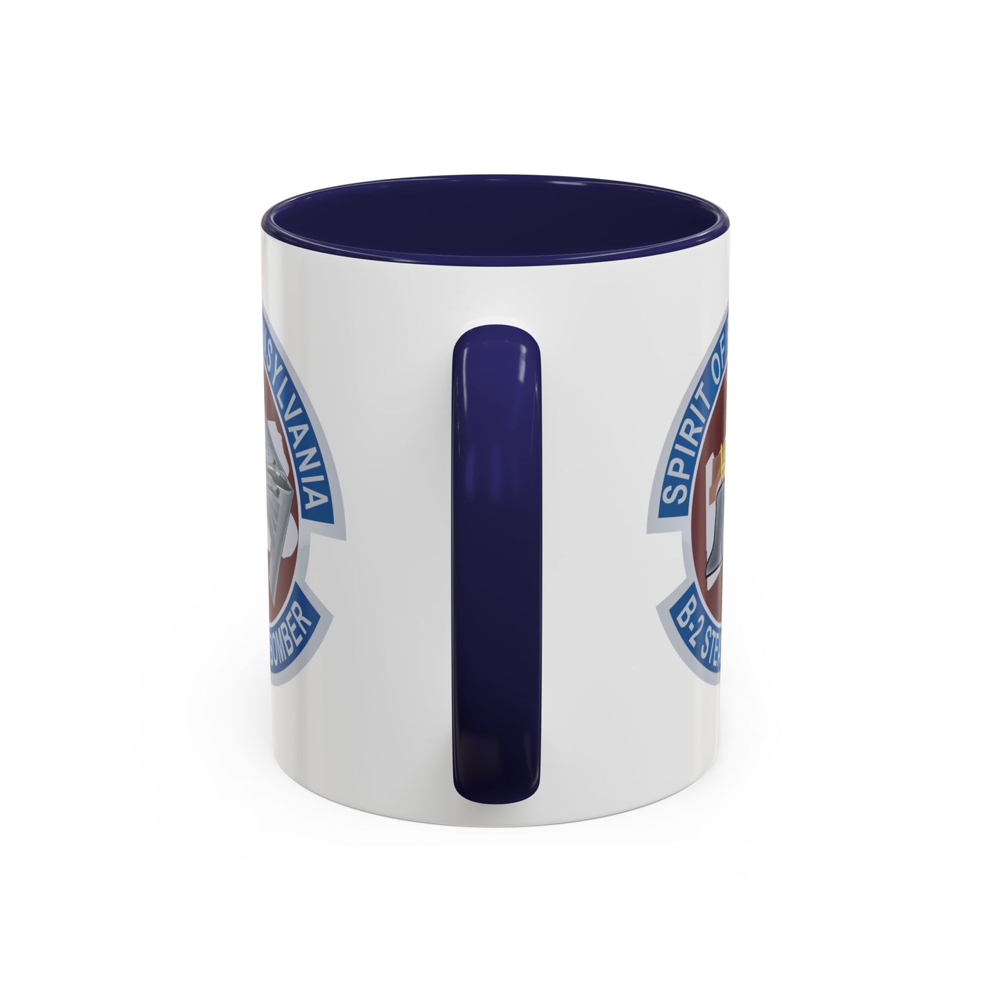 Accent Coffee Mug (11oz & 15oz) - USAF - B2 - Spirit of Pennsylvania Stealth Bomber wo Txt X 300