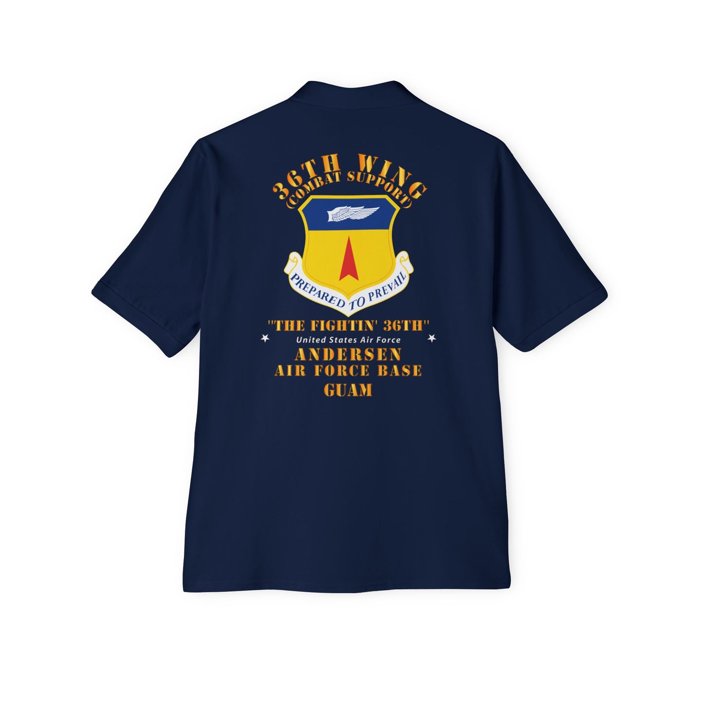 Men's Piqué Polo - USAF - 36th Wing - Anderson AFB - Guam