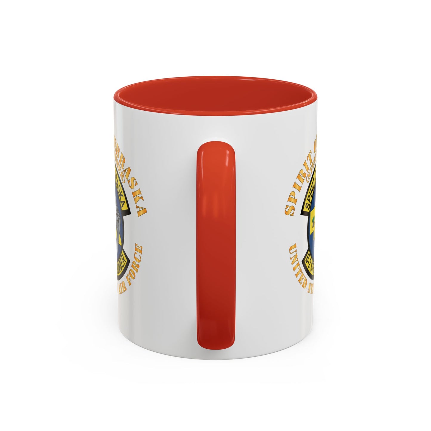 Accent Coffee Mug (11oz & 15oz) - USAF - B2 - Spirit of Nebraska - Stealth Bomber X 300