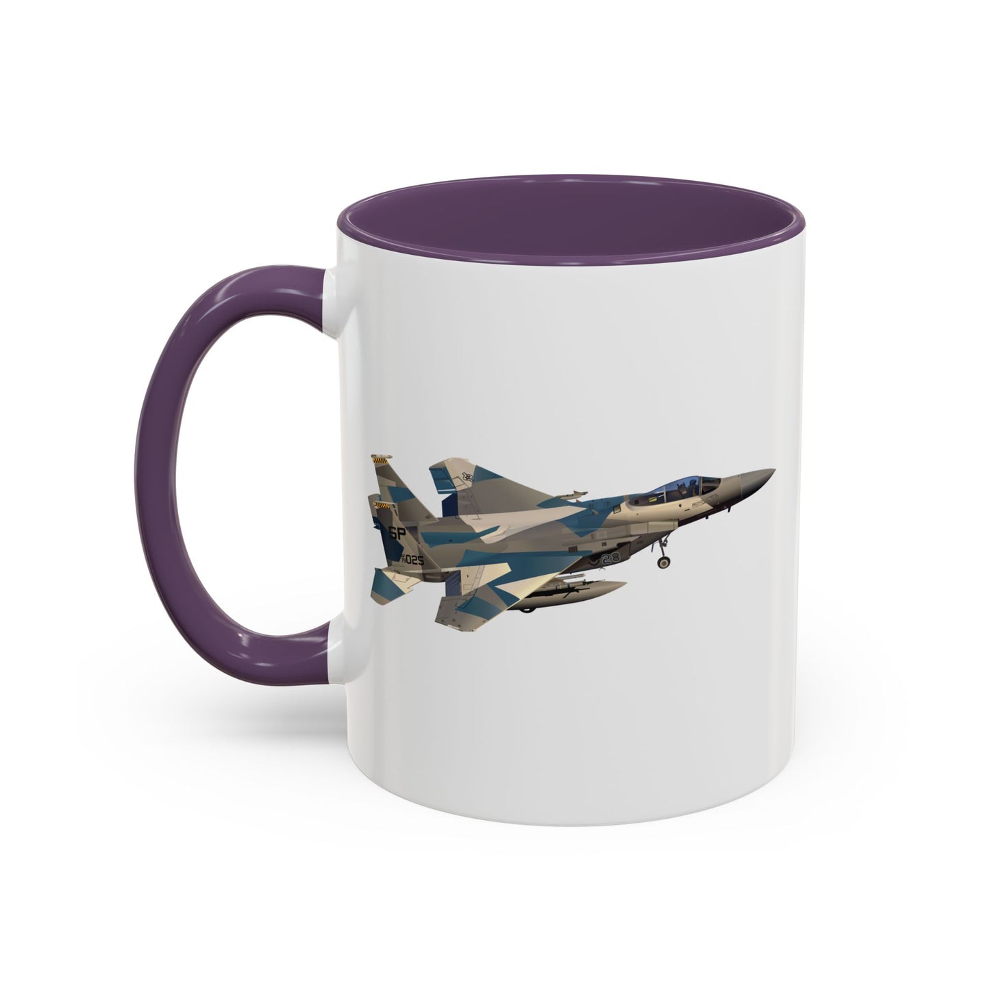 Accent Coffee Mug (11oz & 15oz) - USAF - F15 Eagle wo txt