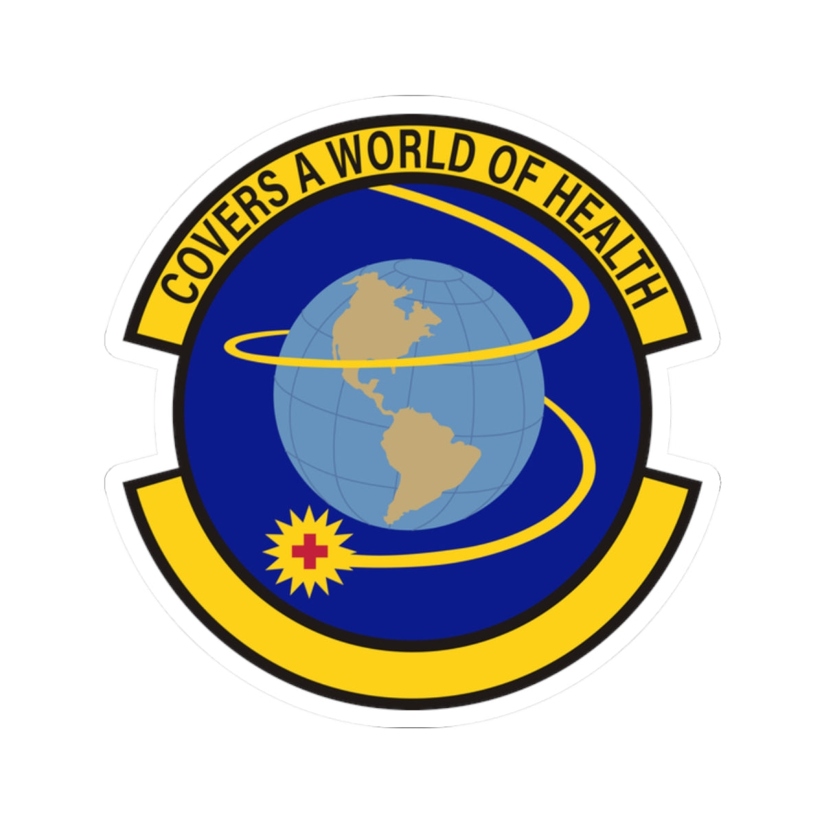 Kiss-Cut Stickers - USAF - 4th Operational Medical Readiness Sq wo txt X 300