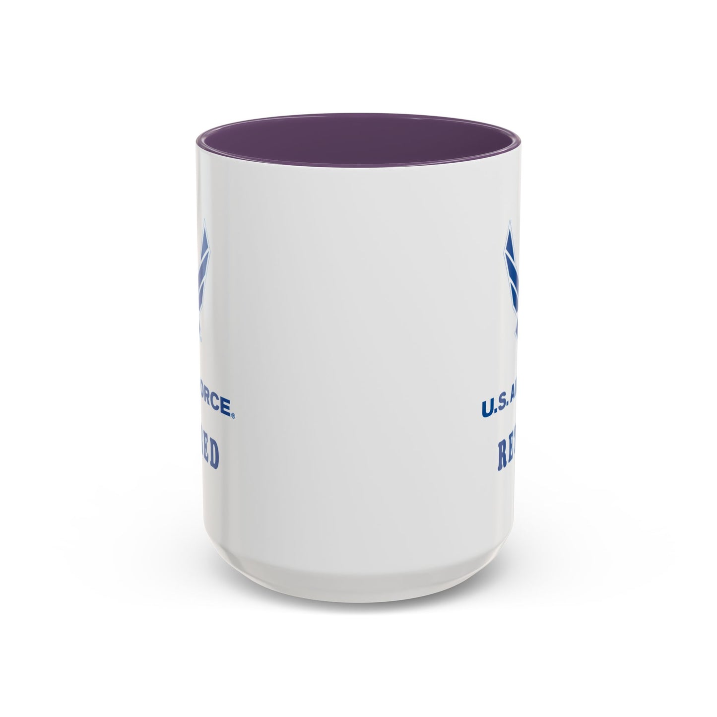 Accent Coffee Mug (11oz & 15oz) - USAF - Air Force - Retired X 300