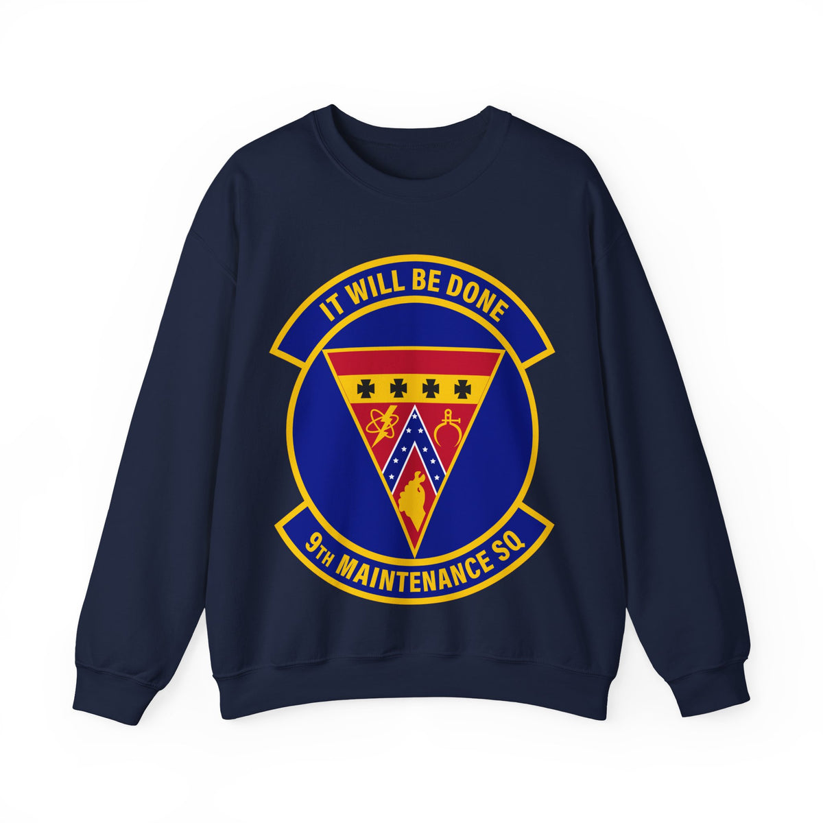 Crewneck Sweatshirt - USAF - 9th Maintenance Squadron wo txt X 300