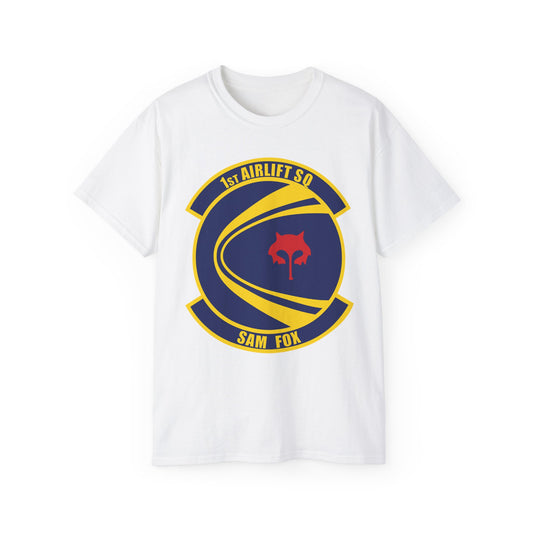 Unisex Ultra Cotton Tee - USAF - 1st Airlift Squadron wo txt X 300