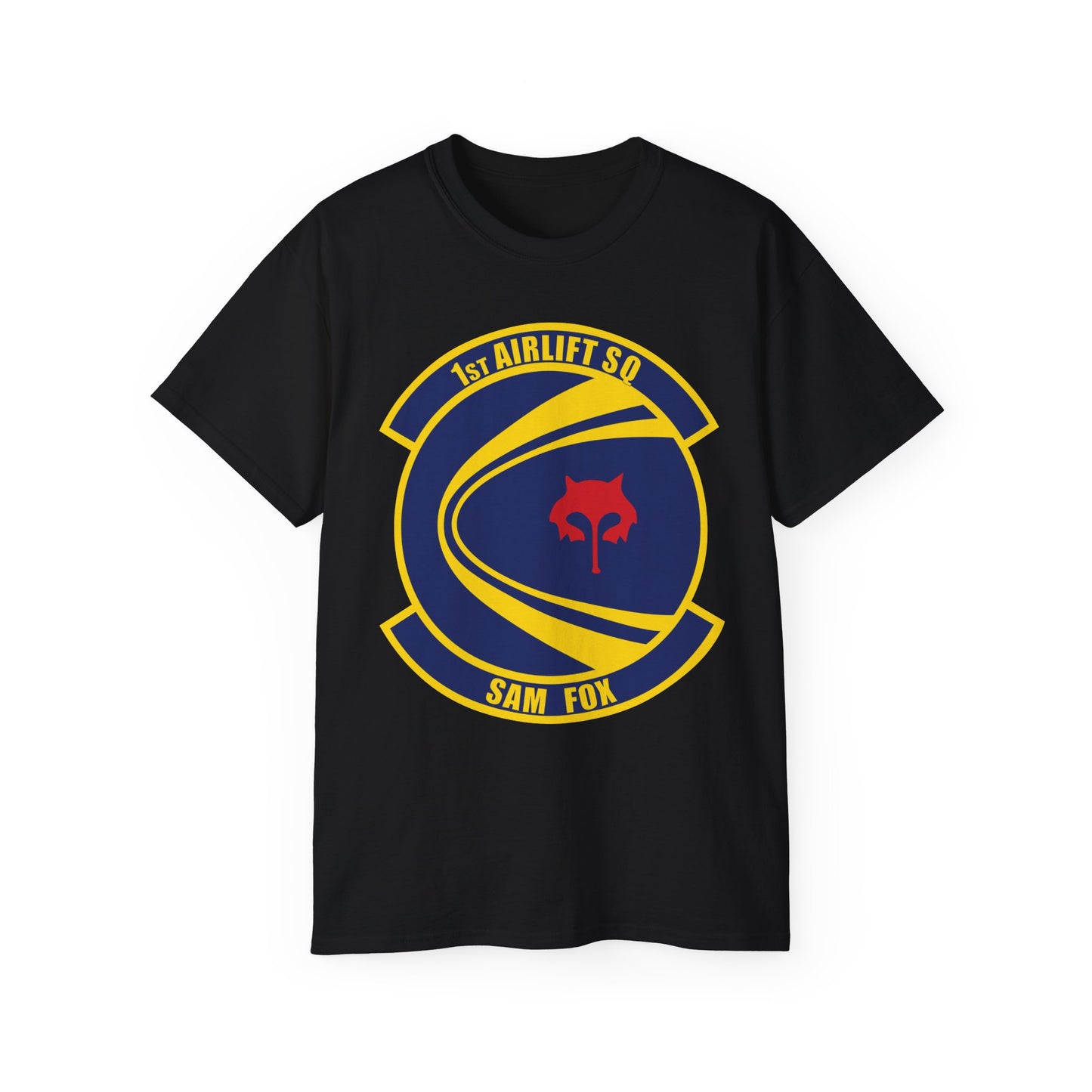 Unisex Ultra Cotton Tee - USAF - 1st Airlift Squadron wo txt X 300
