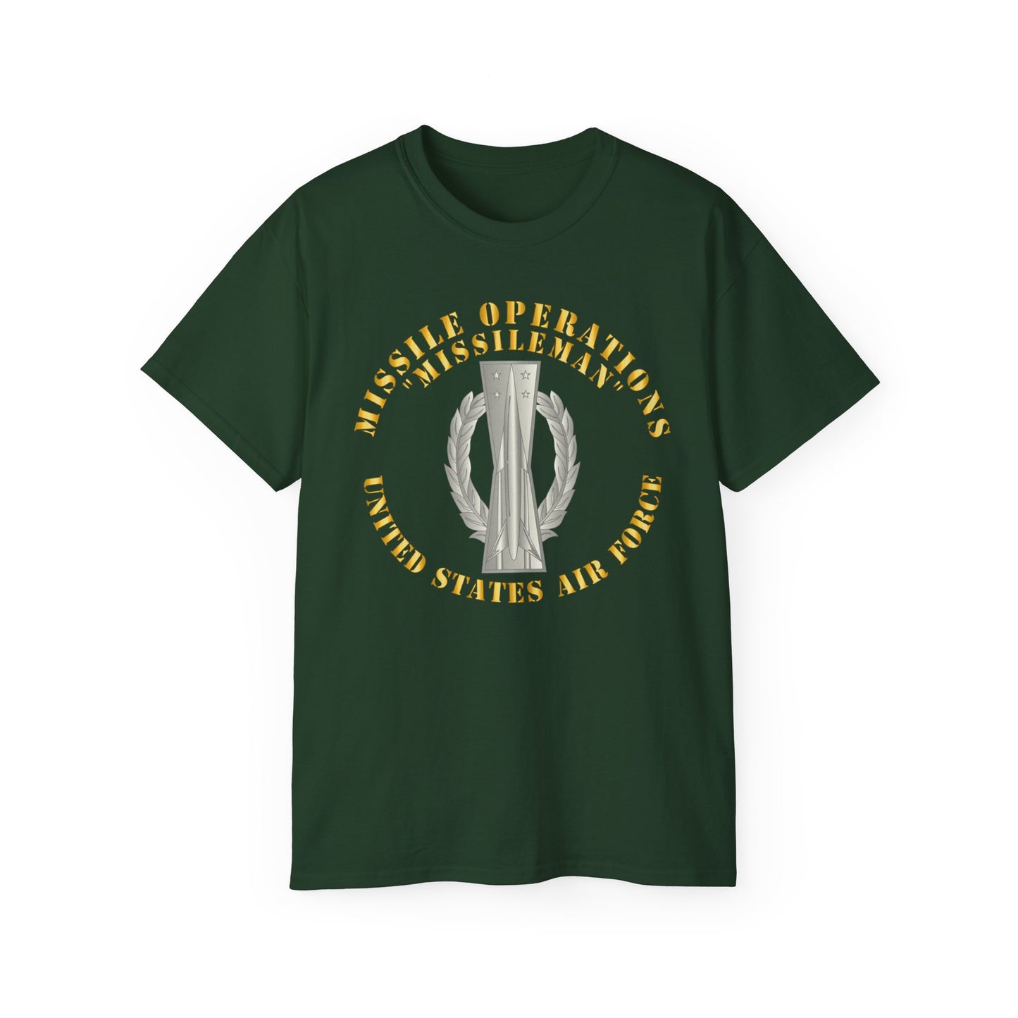 Unisex Ultra Cotton Tee - USAF - Missile Operations - Missileman - Basic