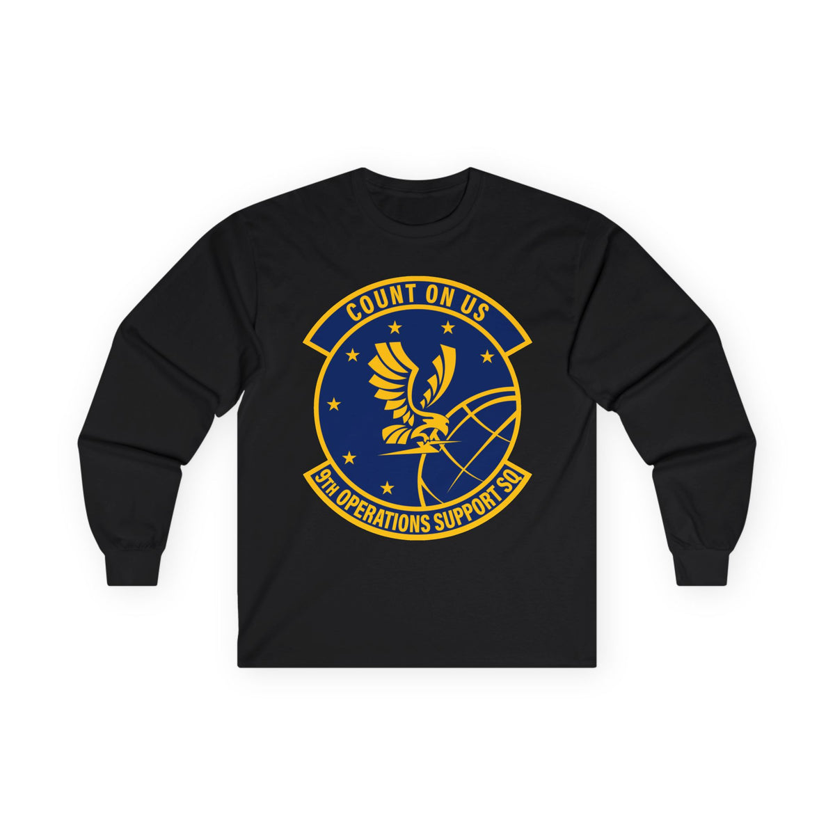 Unisex Ultra Cotton Long Sleeve Tee - USAF - 9th Operations Support Squadron wo txt X 300