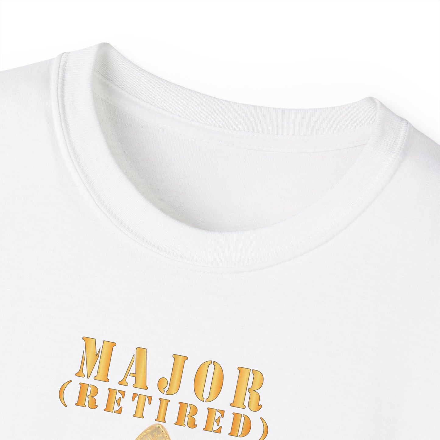 Unisex Ultra Cotton Tee - USAF - Major - MAJ - Retired X 300