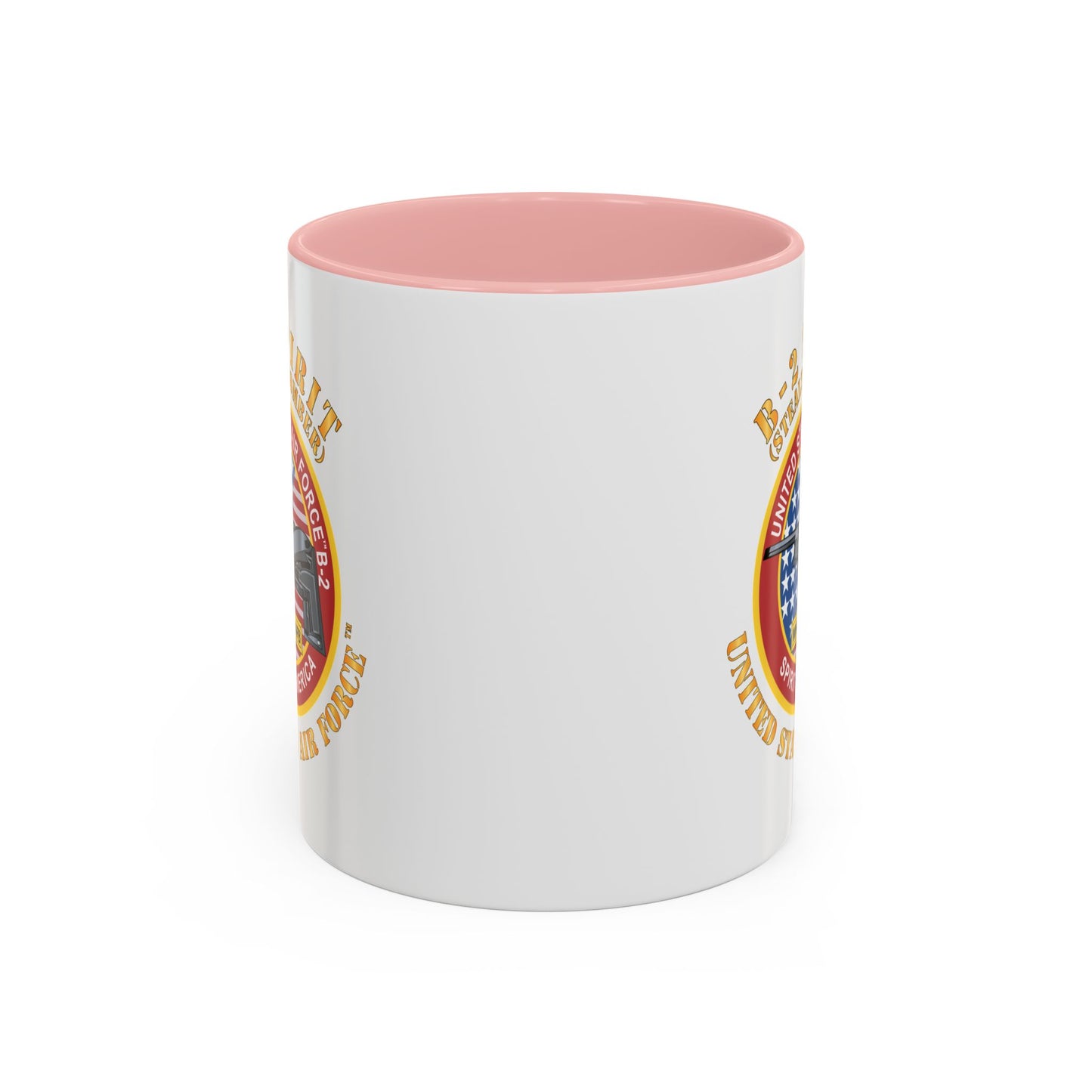 Accent Coffee Mug (11oz & 15oz) - USAF - B2 - Spirit - Stealth Bomber X 300