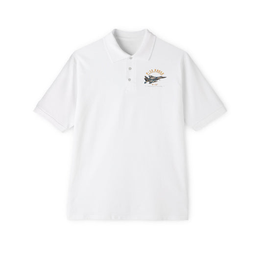 Men's Piqué Polo - USAF - F15 Eagle - F15