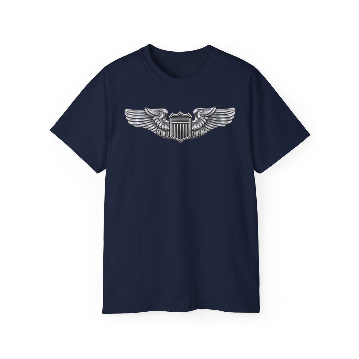 Unisex Ultra Cotton Tee - USAF - Basic Pilot Badge wo Txt - 3D - Enhanced
