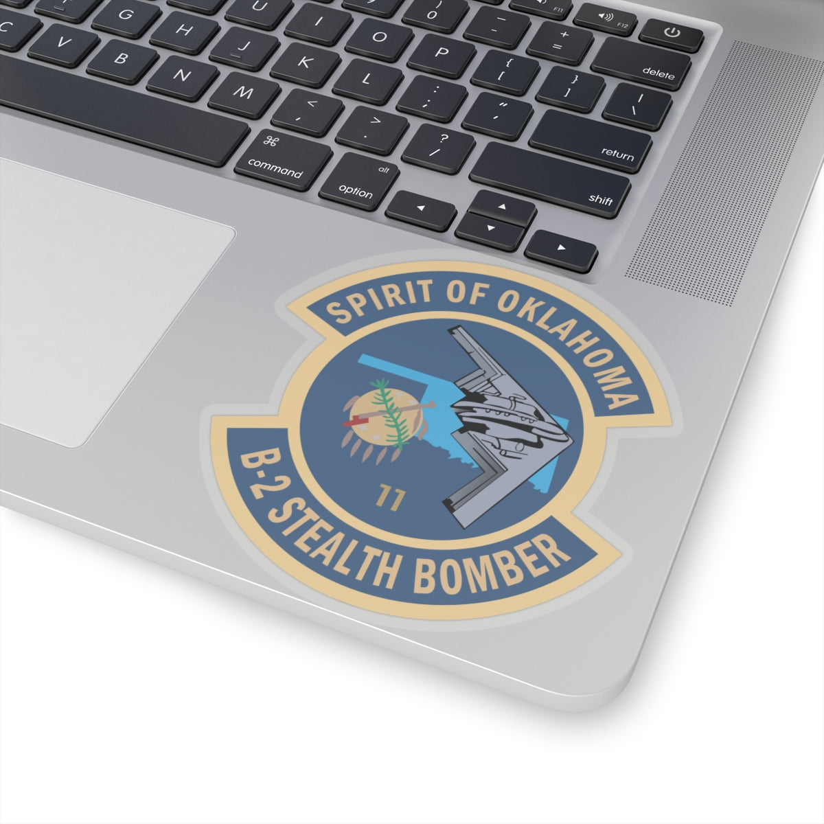 Kiss-Cut Stickers - USAF - B2 - Spirit of Oklahoma - Stealth Bomber wo txt X 300