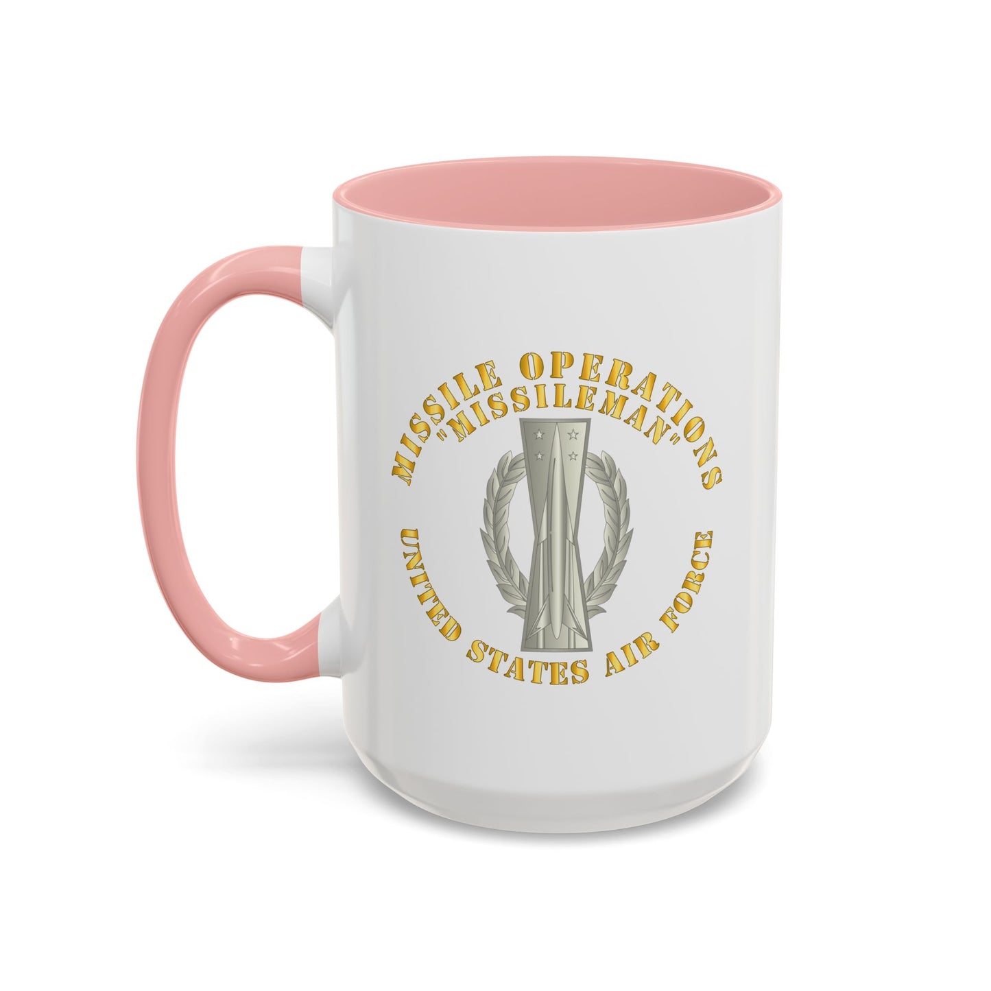 Accent Coffee Mug (11oz & 15oz) - USAF - Missile Operations - Missileman - Basic