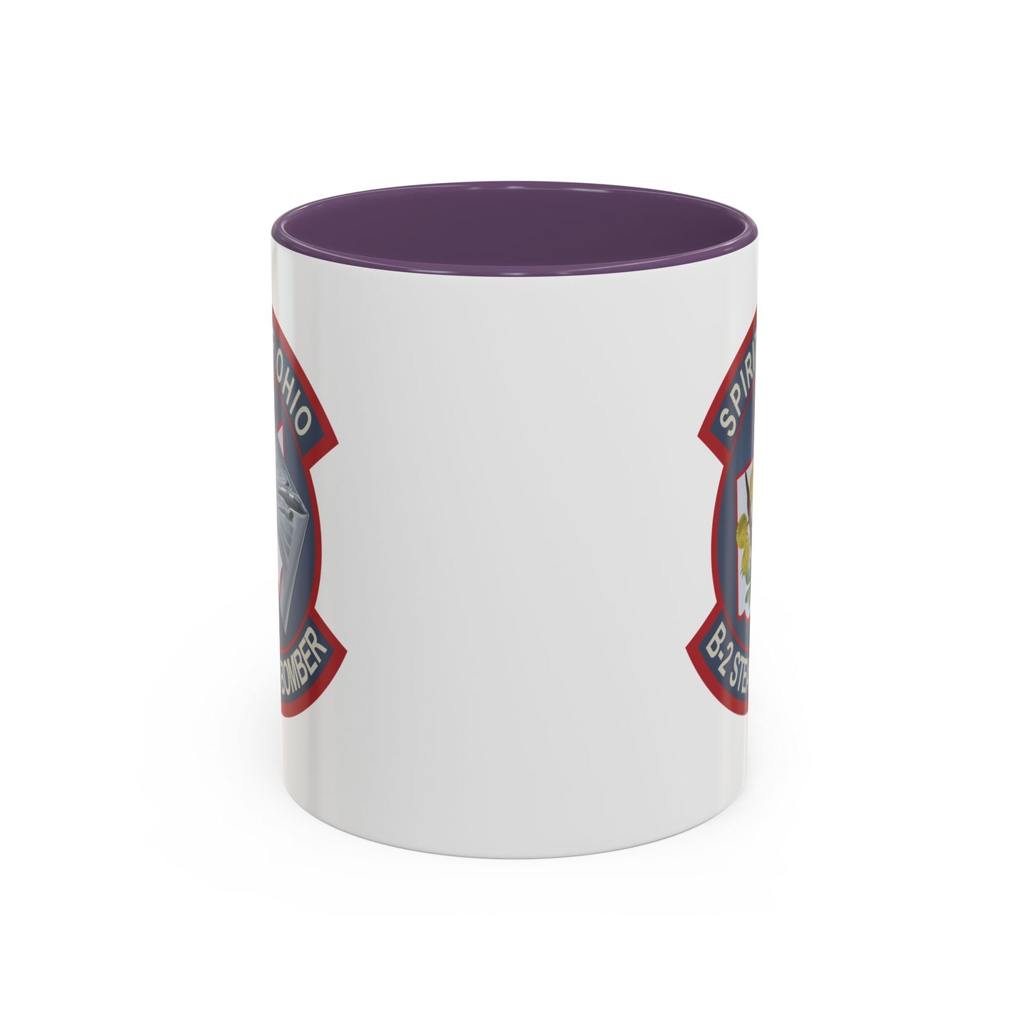 Accent Coffee Mug (11oz & 15oz) - USAF - B2 - Spirit of Ohio - Stealth Bomber wo txt X 300