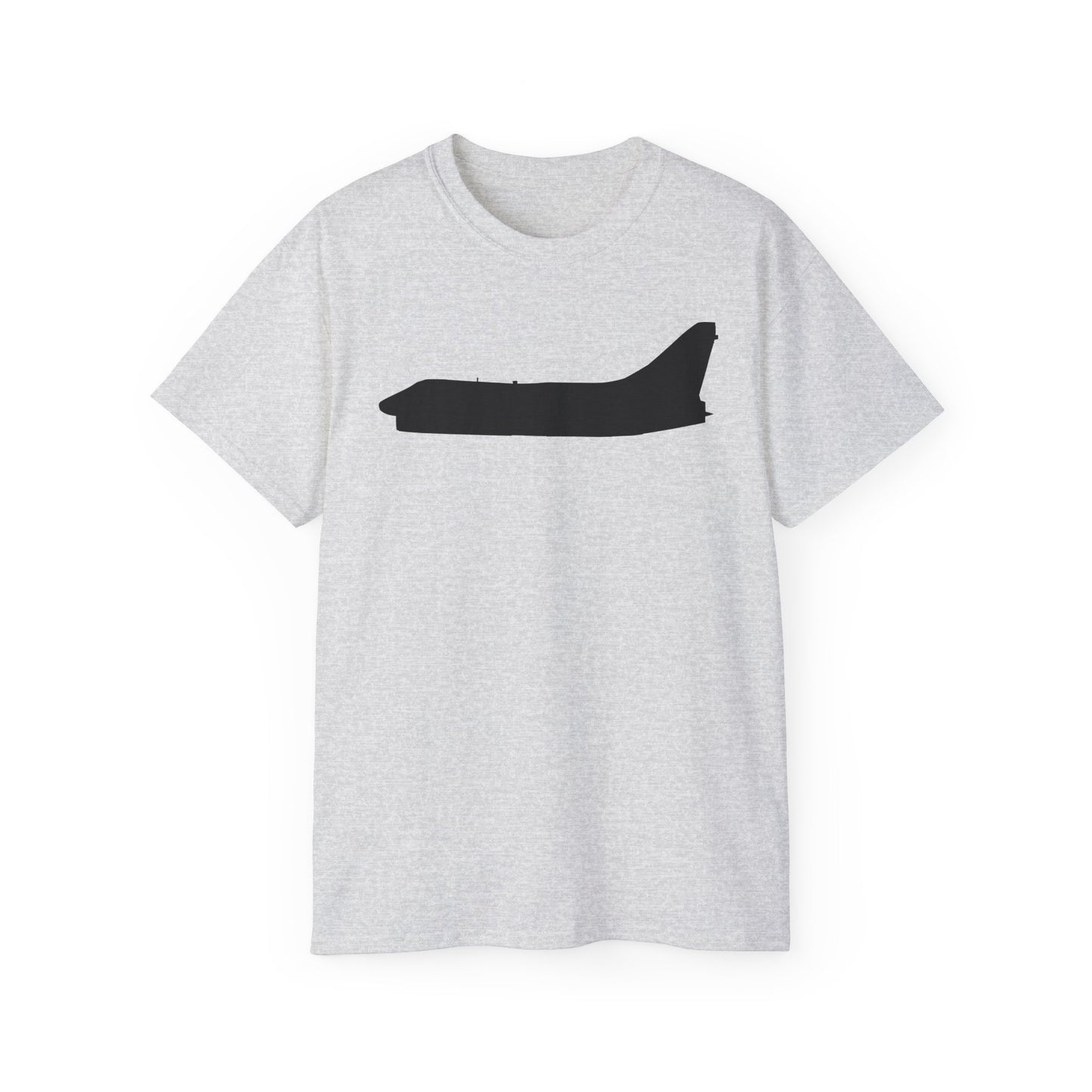 Unisex Ultra Cotton Tee - Aircraft - Navy - A-7B Corsair II - Side - Silhouette X 300