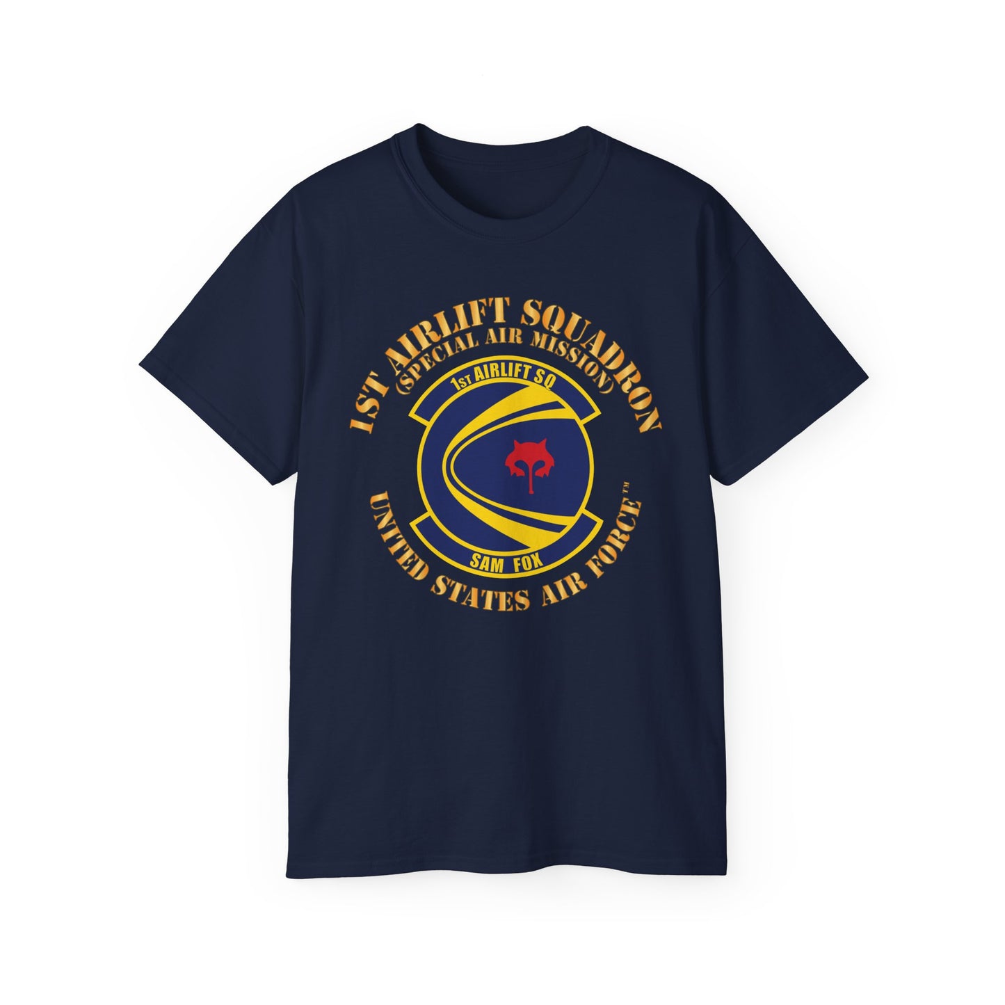Unisex Ultra Cotton Tee - USAF - 1st Airlift Squadron X 300