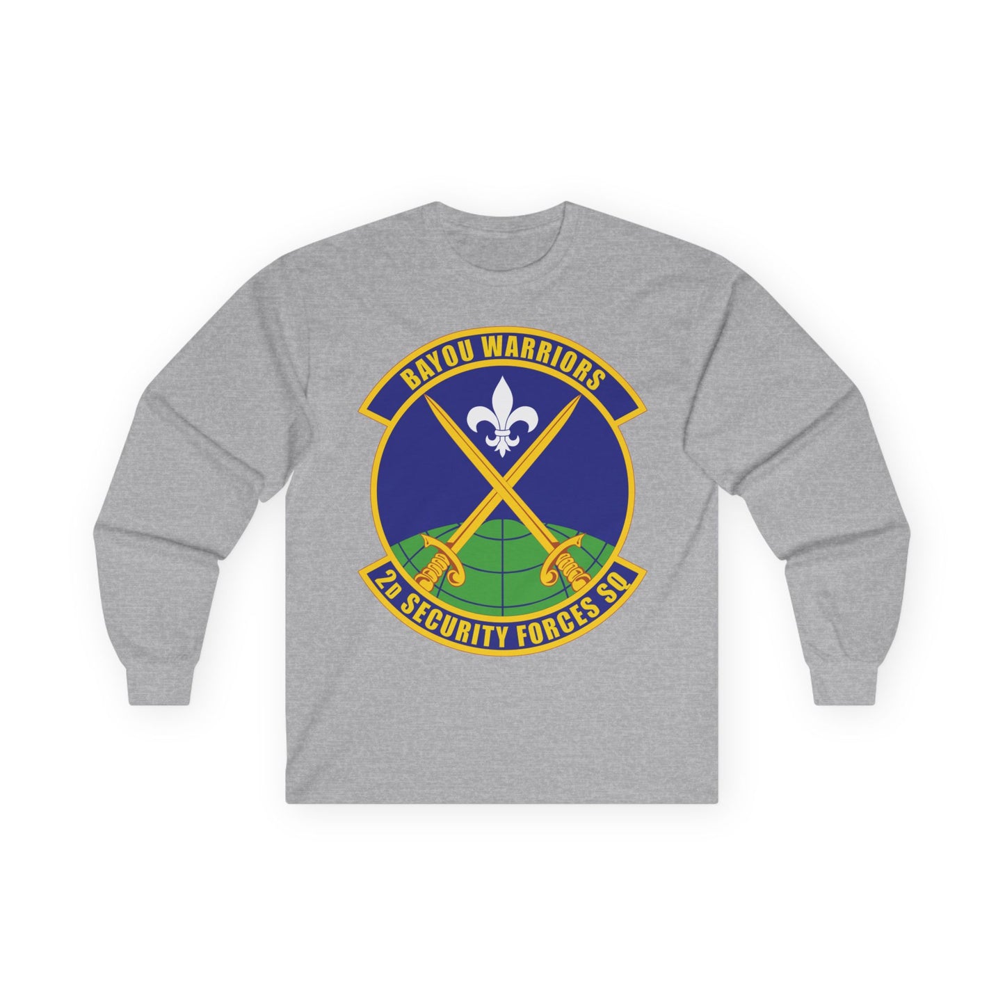 Unisex Ultra Cotton Long Sleeve Tee - USAF - 2nd Security Forces Squadron wo txt