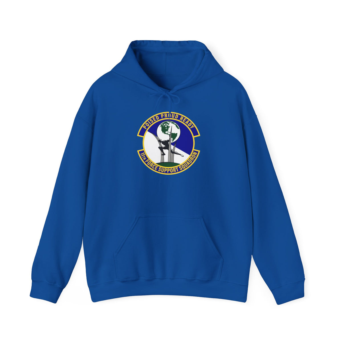 Unisex Heavy Blend Hooded Sweatshirt - USAF - 11th Force Support Squadron wo txt