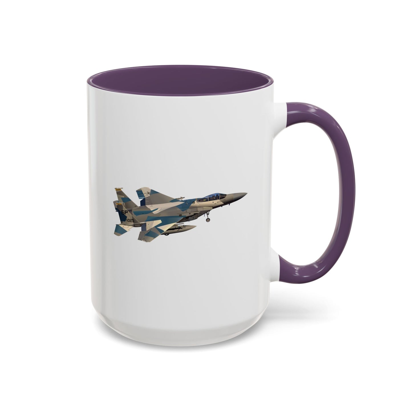 Accent Coffee Mug (11oz & 15oz) - USAF - F15 Eagle wo txt