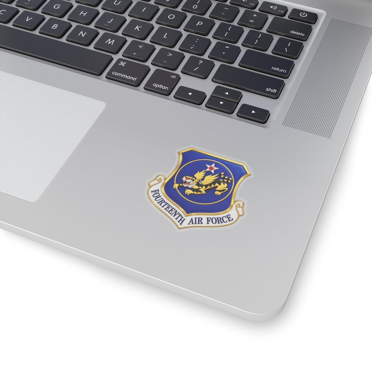 Kiss-Cut Stickers - USAF - 14th Air Force - Flying Tigers wo txt - 3D - Enhanced