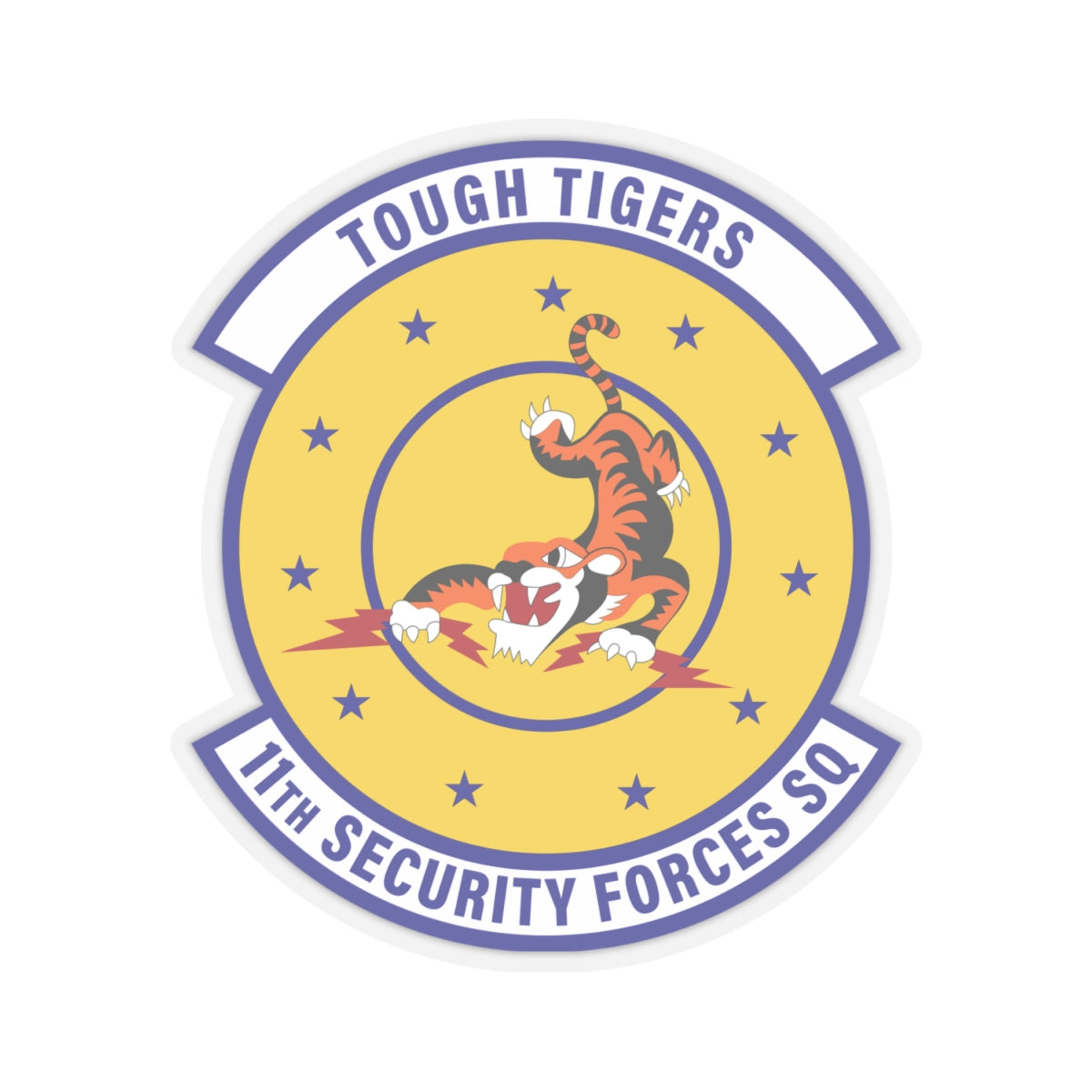 Kiss-Cut Stickers - USAF - 11th Security Forces Squadron wo txt