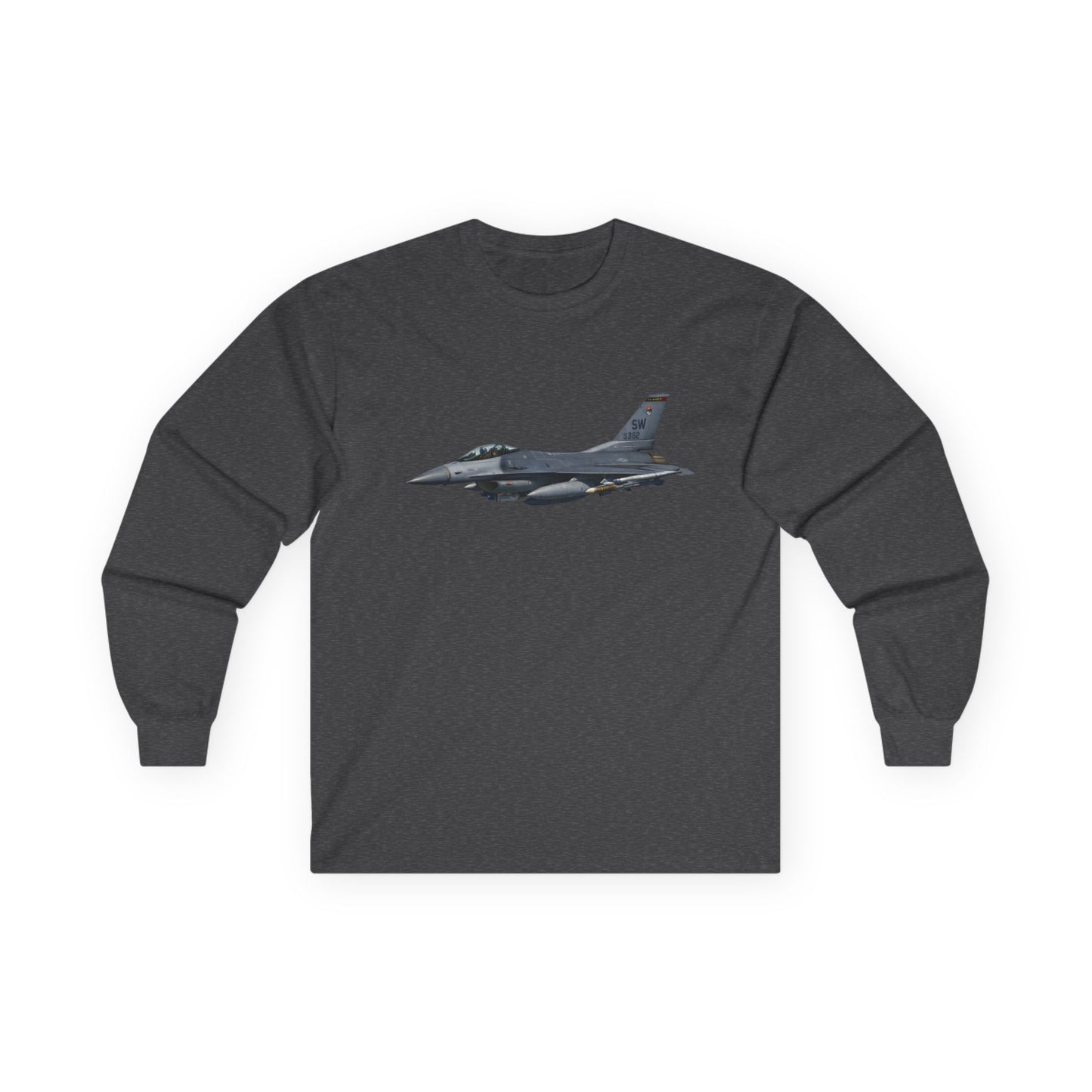 Unisex Ultra Cotton Long Sleeve Tee - USAF - F-16 Fighting Falcon wo txt X 300