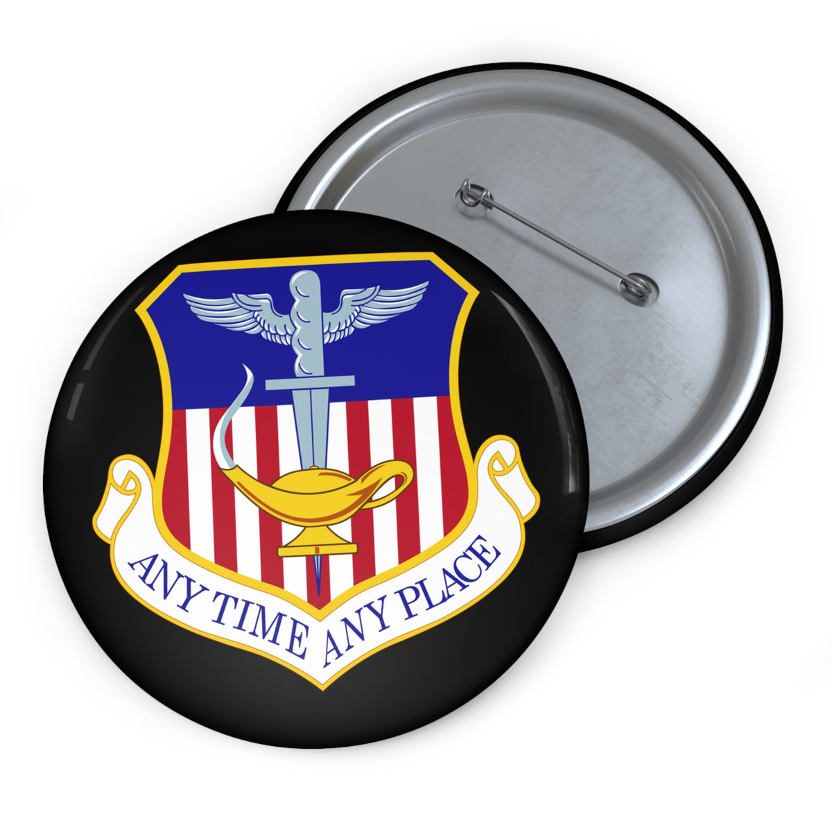 Custom Pin Button - USAF - 1st Special Operations Wing wo txt