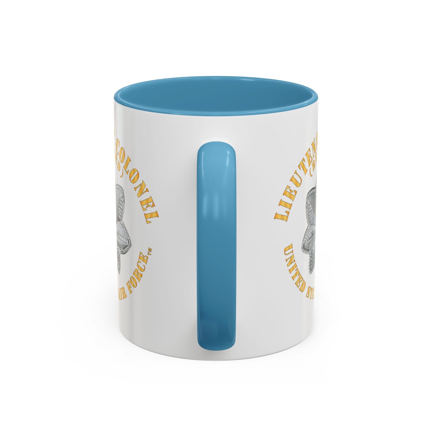 Accent Coffee Mug (11oz & 15oz) - USAF - Lieutenant Colonel - LTC - Retired - TM X 300