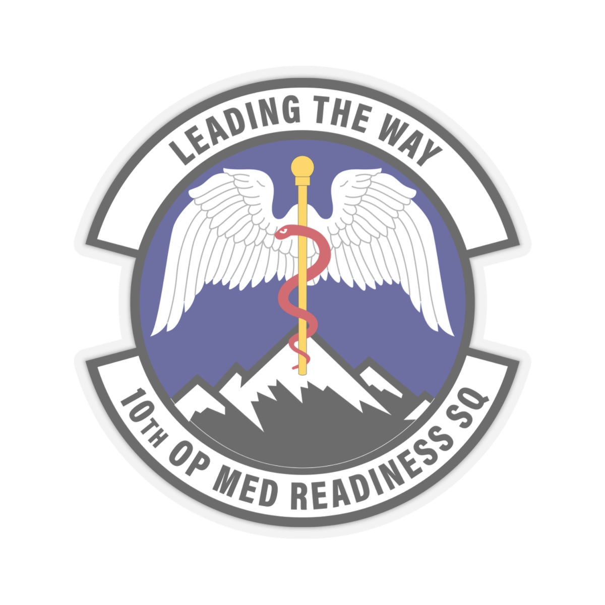 Kiss-Cut Stickers - USAF - 10th Operational Medical Readiness Sq wo txt