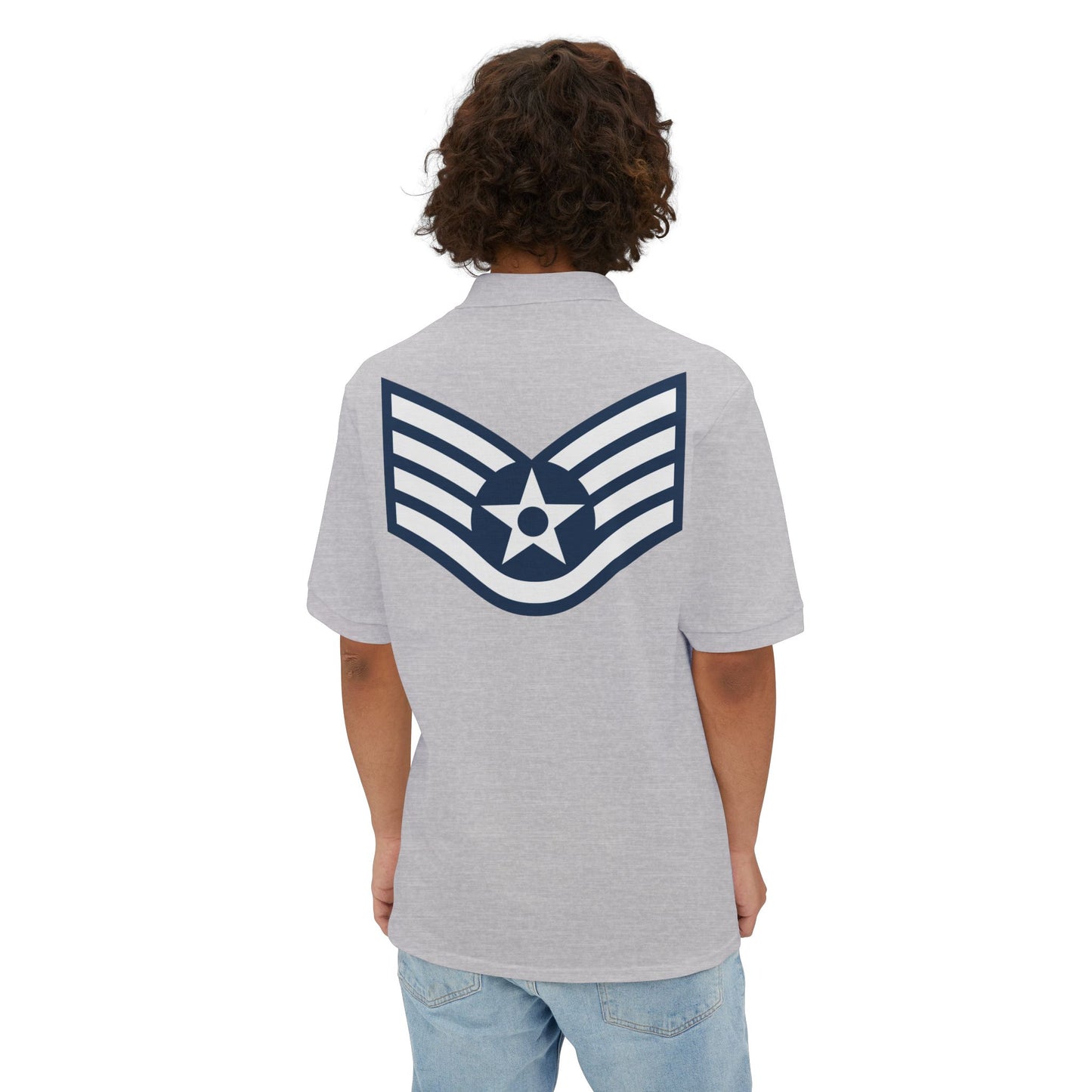 Men's Piqué Polo - USAF - Staff Sergeant (E5) - 2020