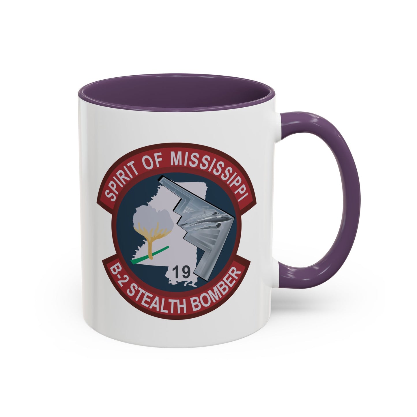 Accent Coffee Mug (11oz & 15oz) - USAF - B2 - Spirit of Mississippi - Stealth Bomber wo txt X 300