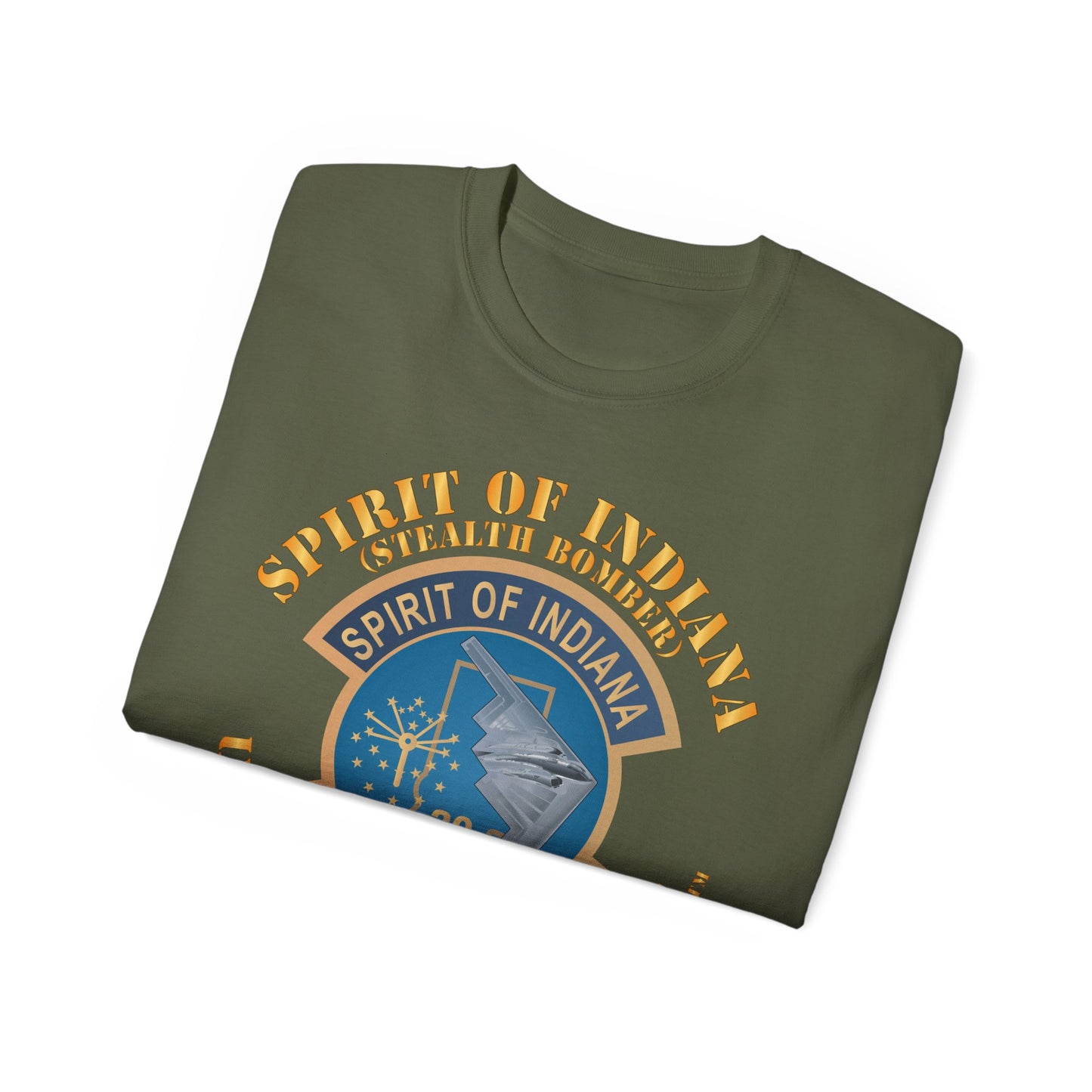 Unisex Ultra Cotton Tee - USAF - B2 - Spirit of Indiana - Stealth Bomber X 300