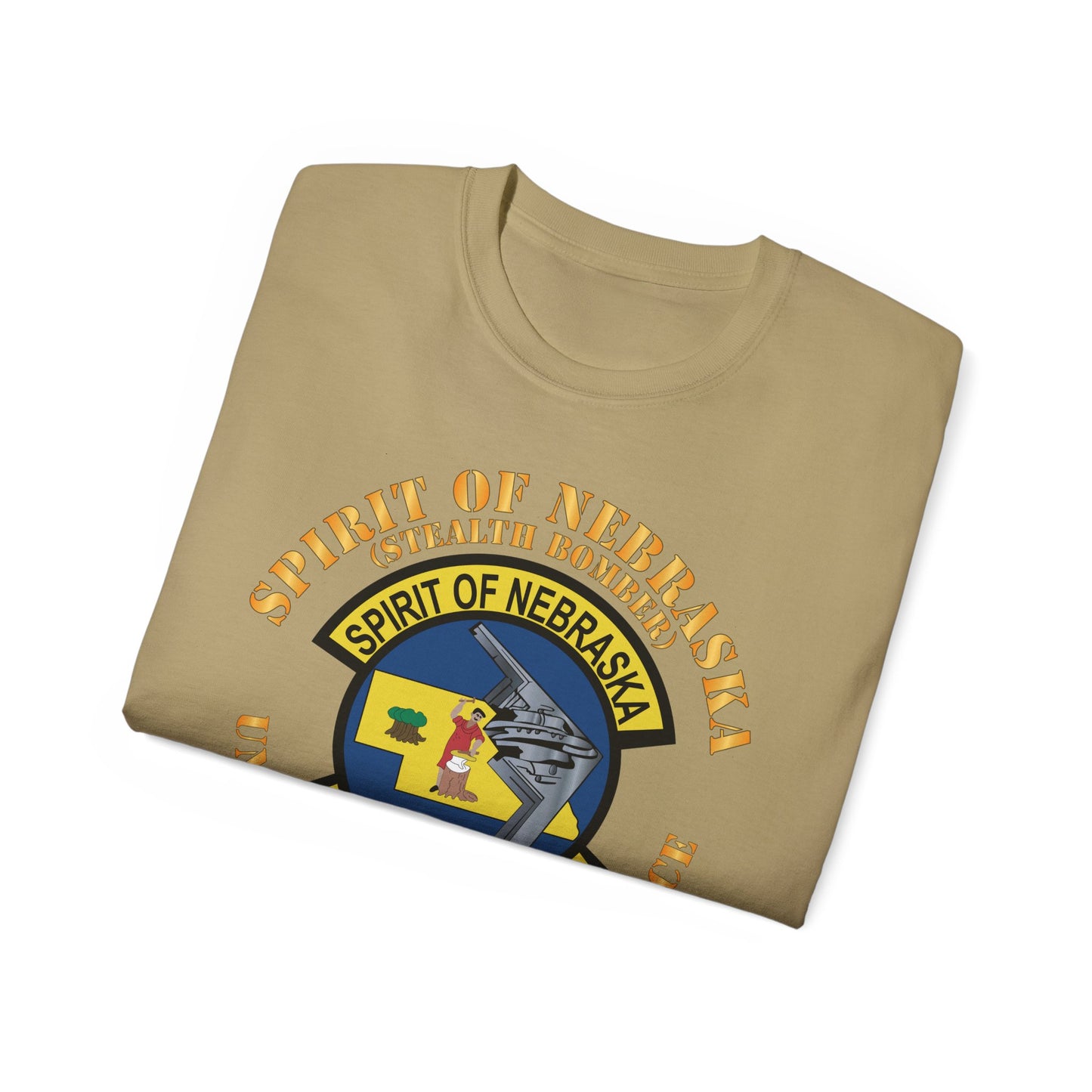 Unisex Ultra Cotton Tee - USAF - B2 - Spirit of Nebraska - Stealth Bomber X 300