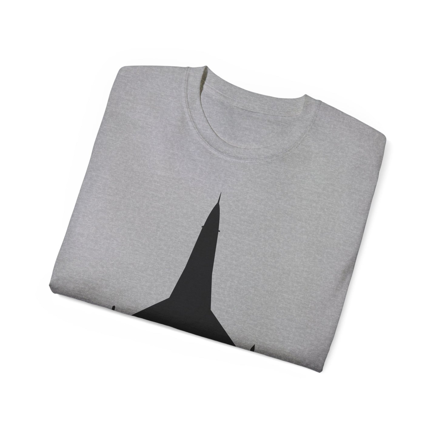 Unisex Ultra Cotton Tee - Aircraft - F-16 -Top - Black wo Txt X 300
