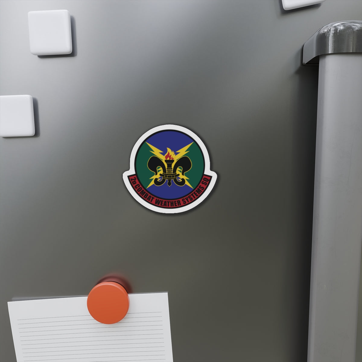 Die-Cut Magnet - USAF - 2d Combat Weather Systems Squadron wo txt