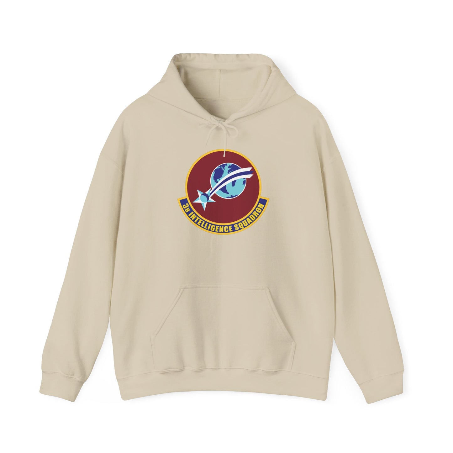 Unisex Heavy Blend Hooded Sweatshirt - USAF - 3rd Intelligence Squadron wo txt