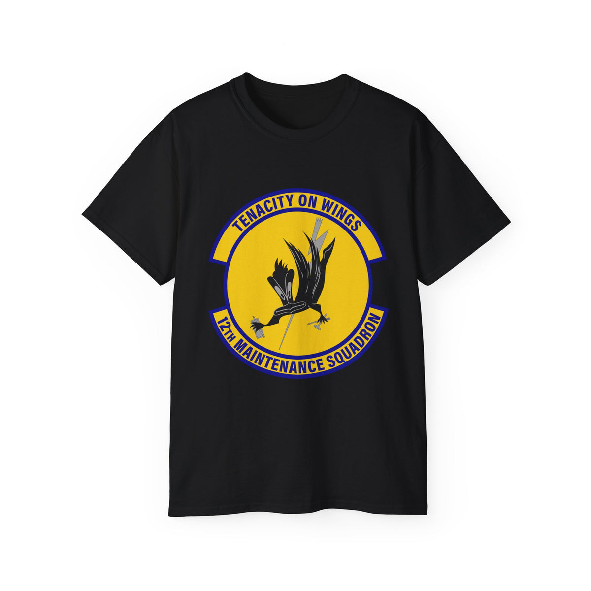 Unisex Ultra Cotton Tee - USAF - 12th Maintenance Sq wo txt
