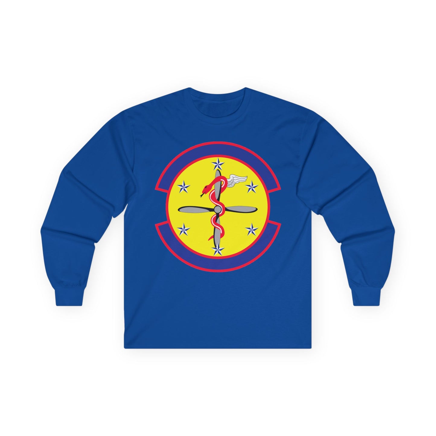 Unisex Ultra Cotton Long Sleeve Tee - USAF - 2nd Operational Medical Readiness Squadron wo txt