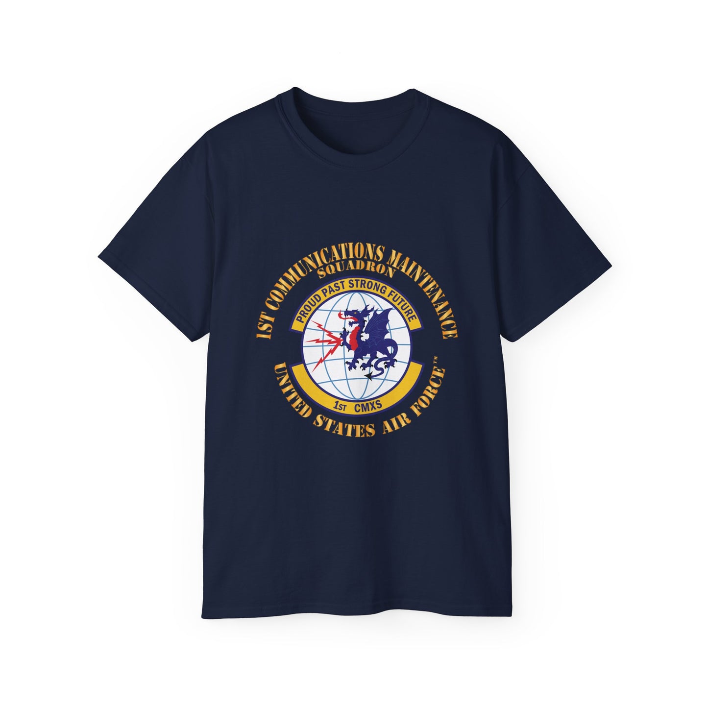 Unisex Ultra Cotton Tee - USAF - 1st Communications Maintenance Squadron(USAFE) X 300
