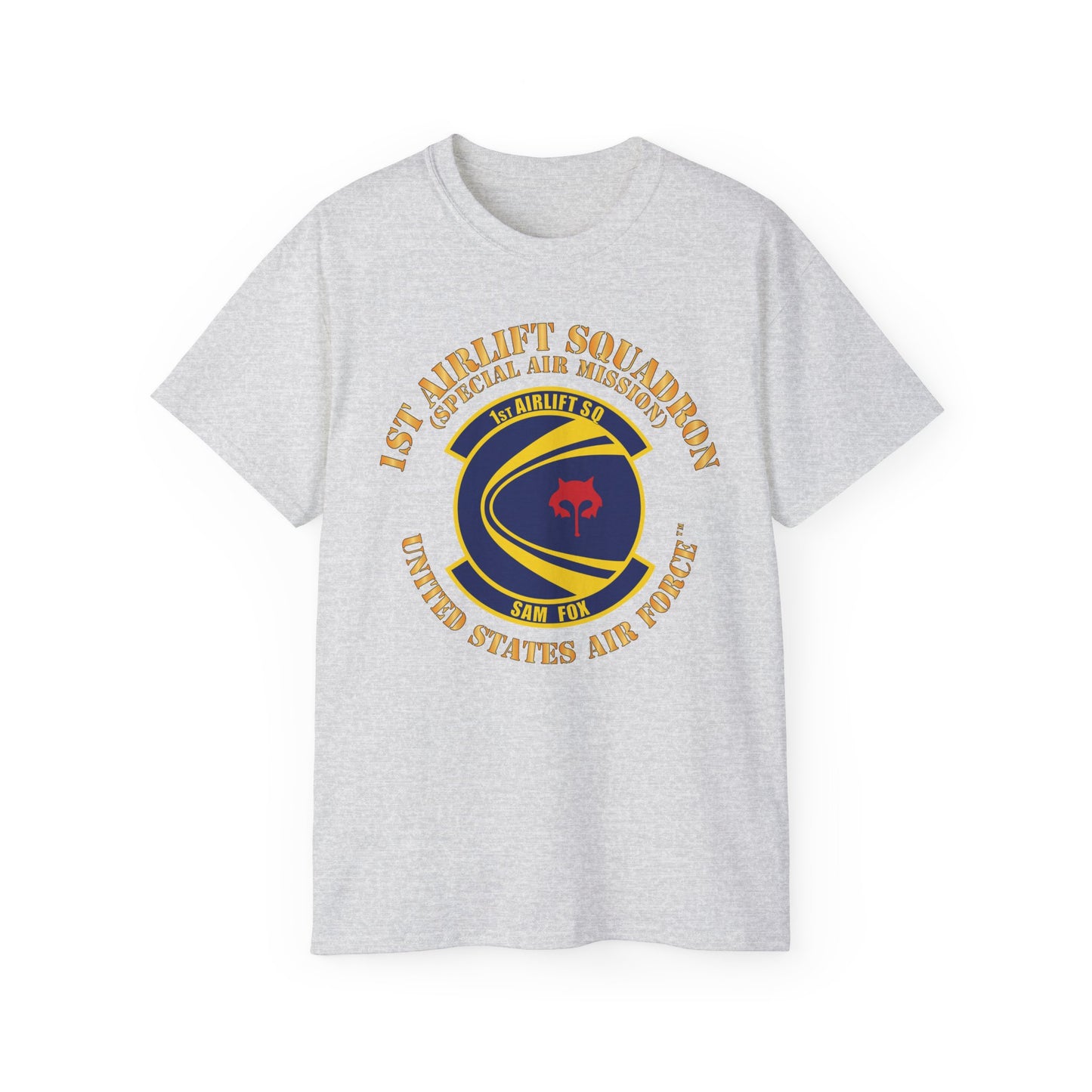 Unisex Ultra Cotton Tee - USAF - 1st Airlift Squadron X 300