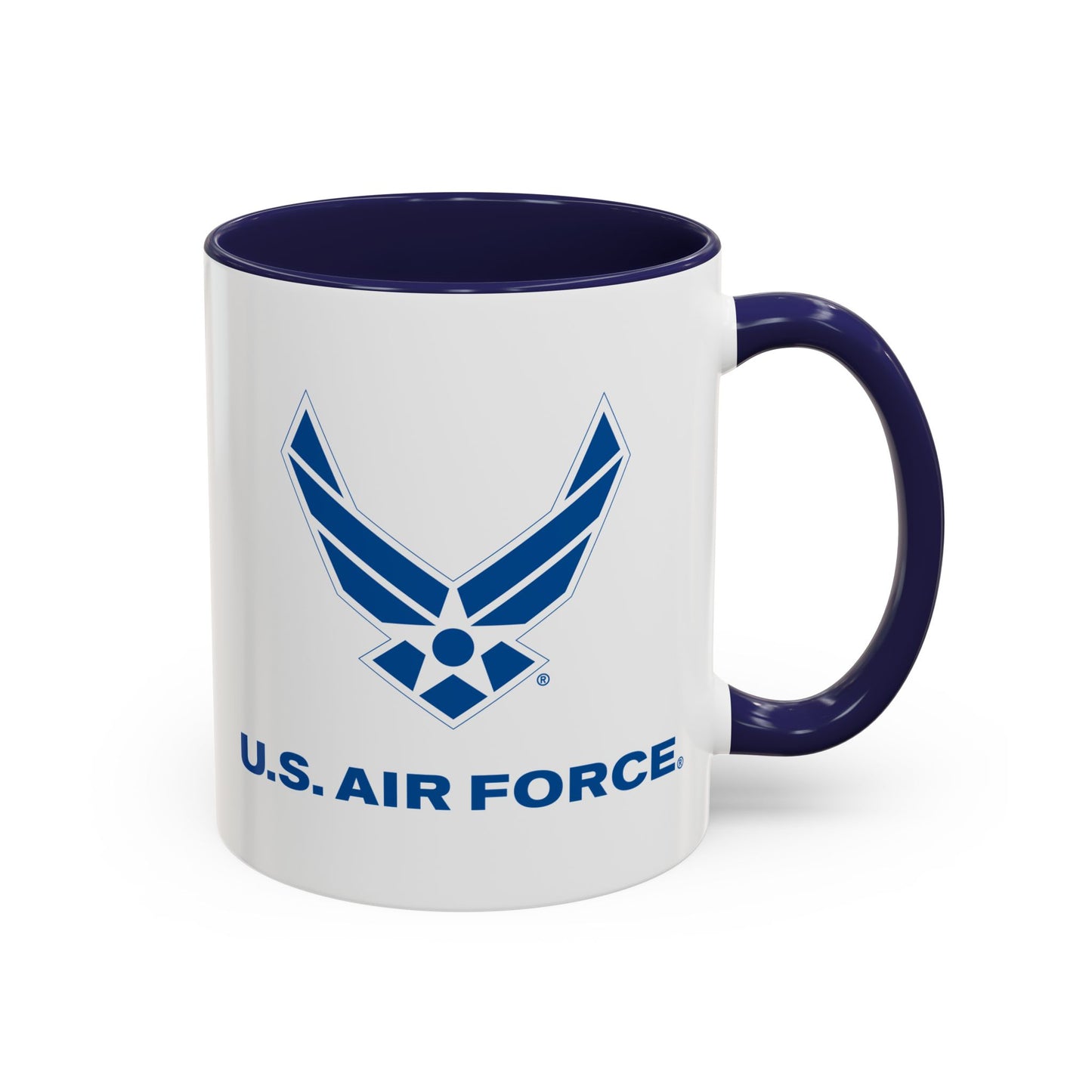 Accent Coffee Mug (11oz & 15oz) - USAF Logo, TM Txt - U S Air Force X 300