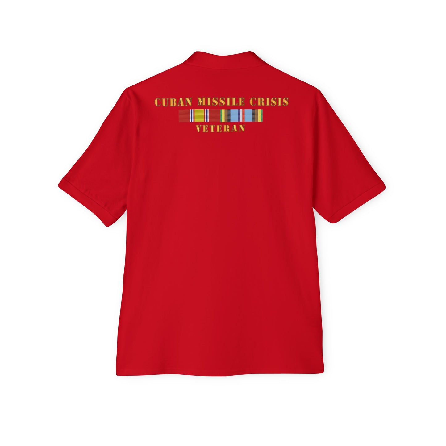 Men's Piqué Polo - USAF - Cuban Missile Crisis w AFEM COLD SVC X 300