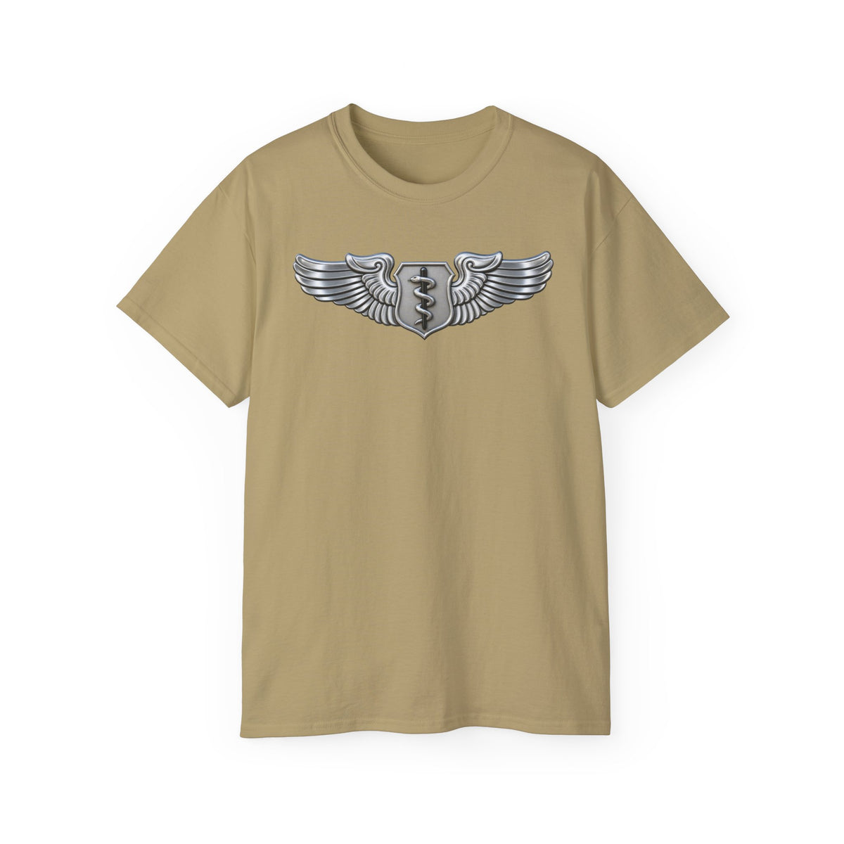 Unisex Ultra Cotton Tee - USAF - Flight Surgeon Badge wo txt - 3D - Enhanced