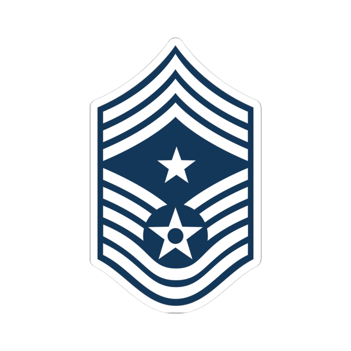 Kiss-Cut Stickers - USAF - Command Chief Master Sergeant (E9c) - 2020