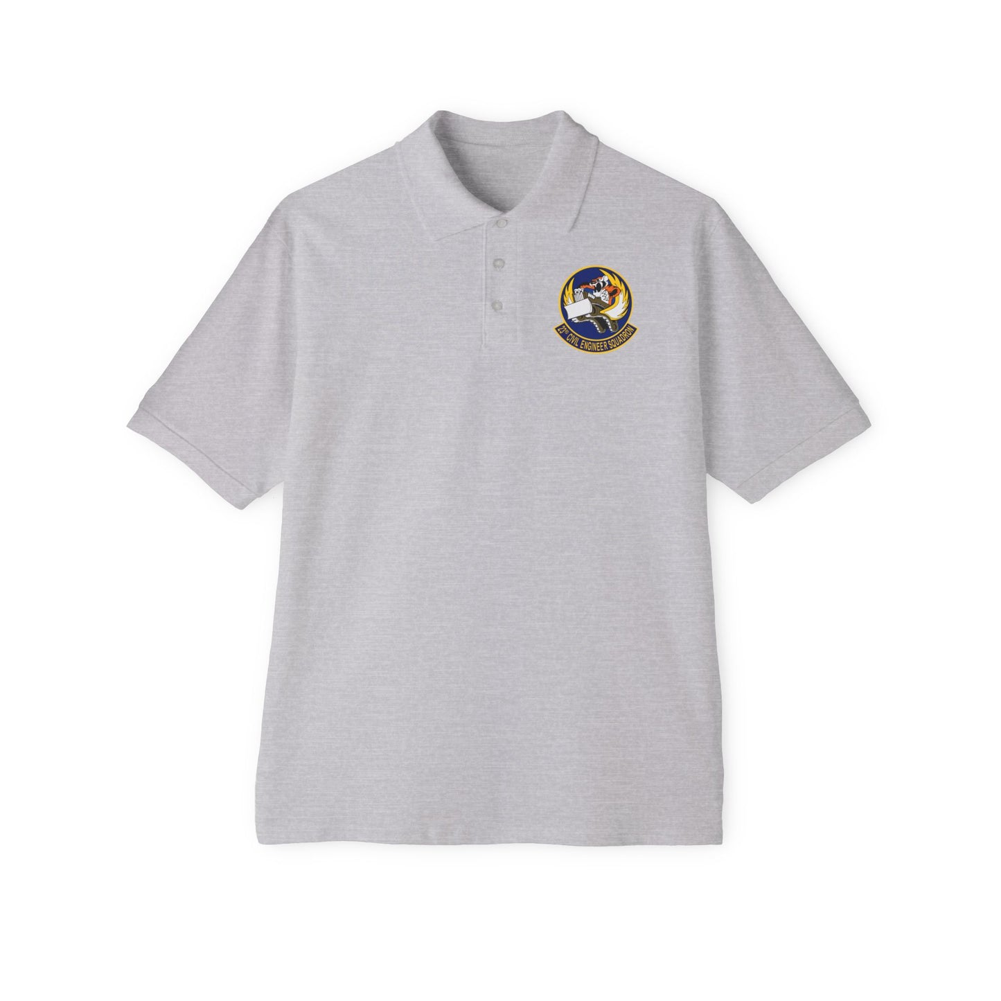 Men's Piqué Polo - USAF - 23d Civil Engineer Squadron wo Txt