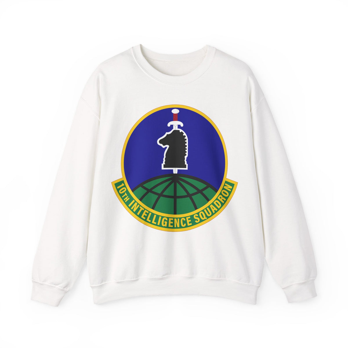 Crewneck Sweatshirt - USAF - 10th Intelligence Support Sq wo txt